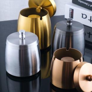 Stainless steel fashionable covered creative ashtray 烟灰缸