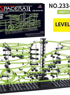 Marble Run Maze Race Track Games Luminous Spacerail Roller C