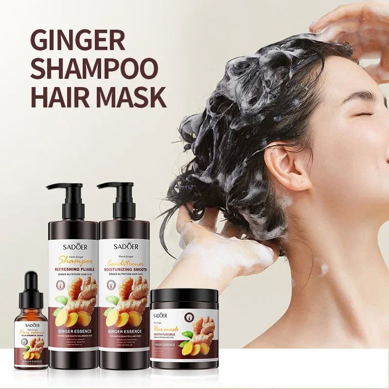 Ginger shampoo hair care growth conditioner hair mask