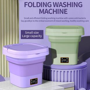 Portable washing machine,Mini Washer 8L foldable Washer
