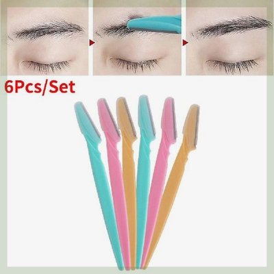 6pcs Eyebrow Trimmer Razor Shaver Blade Eye Brow Shaper Face