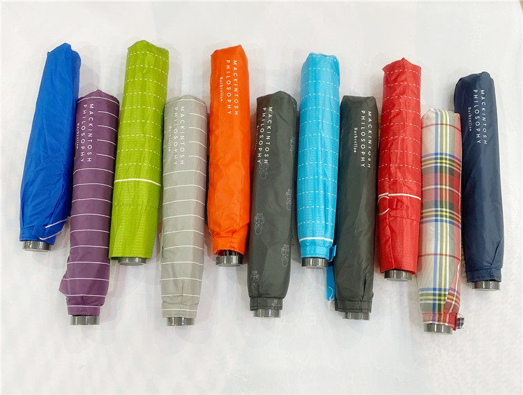 MACKINTOSHPHILOSOPHY日本超轻晴雨伞三折男女防嗮防紫外线铅笔伞