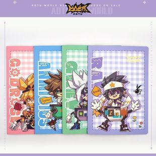 凹凸世界正版 卡通人物车线本B5动漫周边笔记本日记事本子学生文具