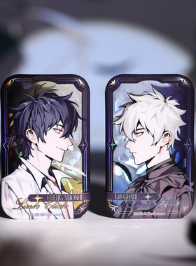 正版 时光代理人 Surprising Click BREAK徽章挂件镭射票摆件色纸