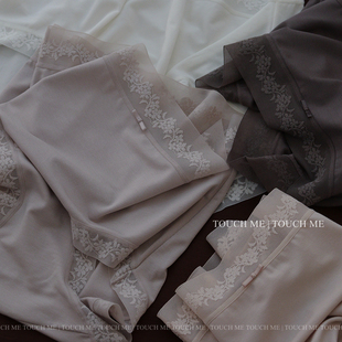 touchme法式 女桑蚕丝抑菌裆柔软舒适中腰包臀3条 裸肌感莫代尔内裤