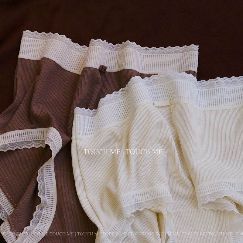 touchme美拉德复古螺纹内裤女士