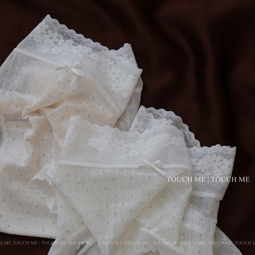 touchme法式泡泡云纱裸感内裤女
