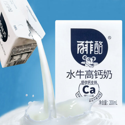 百菲酪水牛高钙奶灵山特产水牛奶