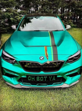 宝马2系m2c改装碳纤维cs款前唇 ​前铲宽体包围套件碳纤扰流板