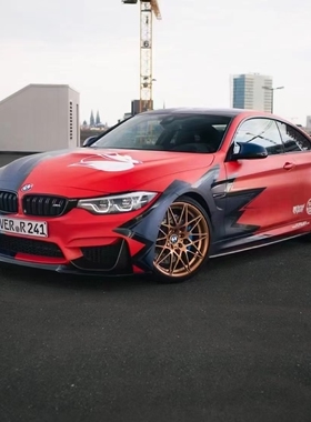 宝马3系改装汽车升级包围F82F80M3M4改复刻版psm款rz款碳纤维侧裙