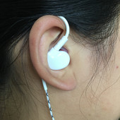 单线耳机单边耳麦挂耳式 耳塞带麦克风 有线控驾驶员开车手机入耳式