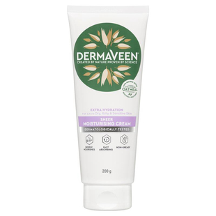 DermaVeen Extra Hydration Sheer Moisturising Cream润肤乳200g