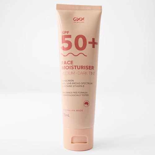 OXX Skincare SPF 50+ Face Moisturiser and Sunscreen 75ml防晒