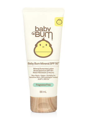 Sun Bum Baby Bum Mineral SPF 50 Sunscreen Lotion宝宝防晒88mL