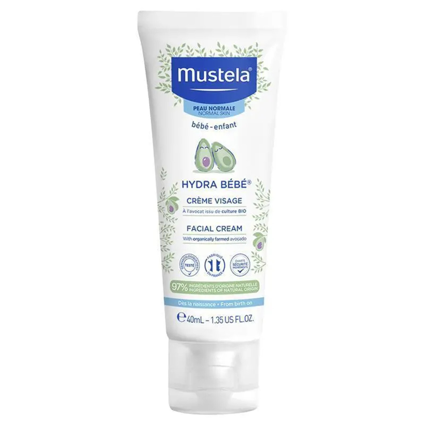 Mustela Hydra-Bebe Face Cream 40ml 宝宝面霜 澳洲代购
