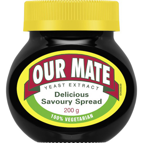 Our Mate Yeast Extract Savoury Spread 200g 咸味酱 澳洲代购