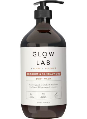Glow Lab Coconut & Sandalwood Body Wash 900mL 沐浴露澳洲代购