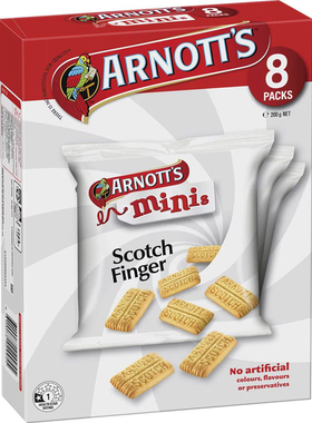 Arnott's Mini Scotch Finger Multipack Biscuits饼干澳洲8 Pack