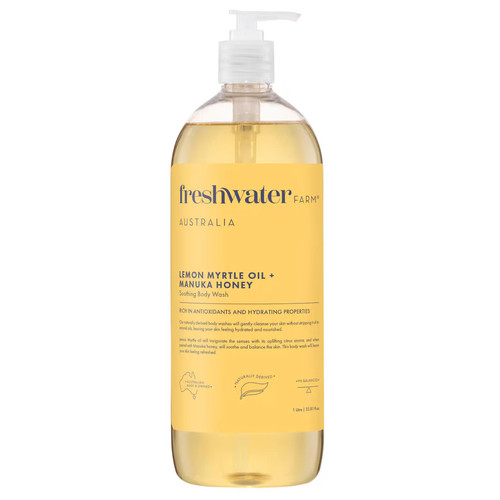 reshwater Farm Australia Lemon Myrtle Oil & Body Wash 1L