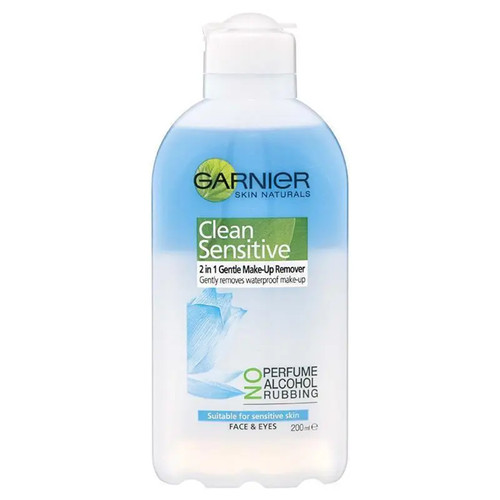 Garnier Clean Sensitive Face and Eye Makeup Remover卸妆200ml