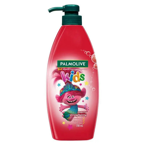 Palmolive Kids 3 In 1 Merry Strawberry 700ml洗护发沐浴露澳洲