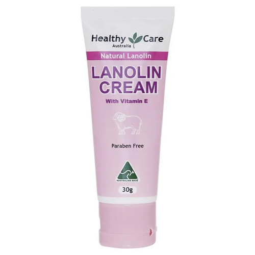 Healthy Care All Natural Lanolin Cream Tube 30g 绵羊油 澳洲