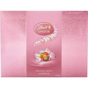 Lindt Lindor Pink Assorted Gift Box 232g瑞士莲巧克力混合澳洲