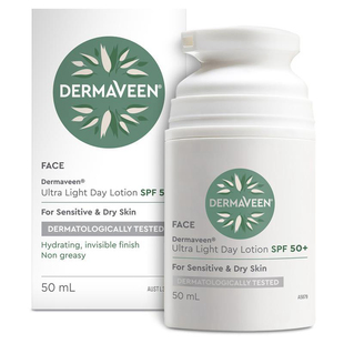 DermaVeen Face Ultralight Day Lotion SPF 50+ 50ml 防晒乳澳洲