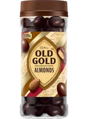 Cadbury Old Gold Dark Chocolate Coated Almonds 280g 杏仁黑巧