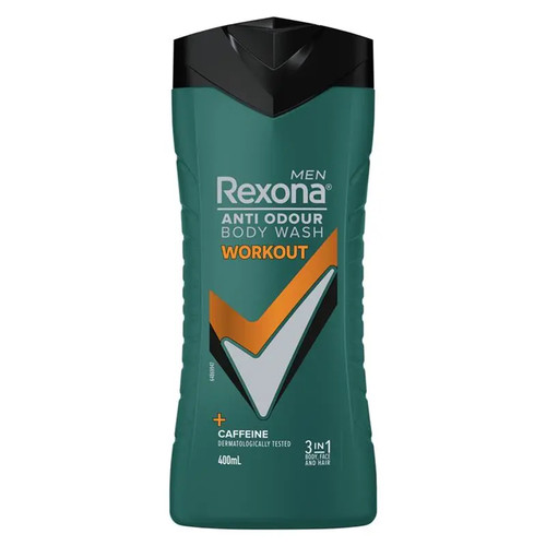 Rexona Men Bodywash Workout 400ml 沐浴露 澳洲代购