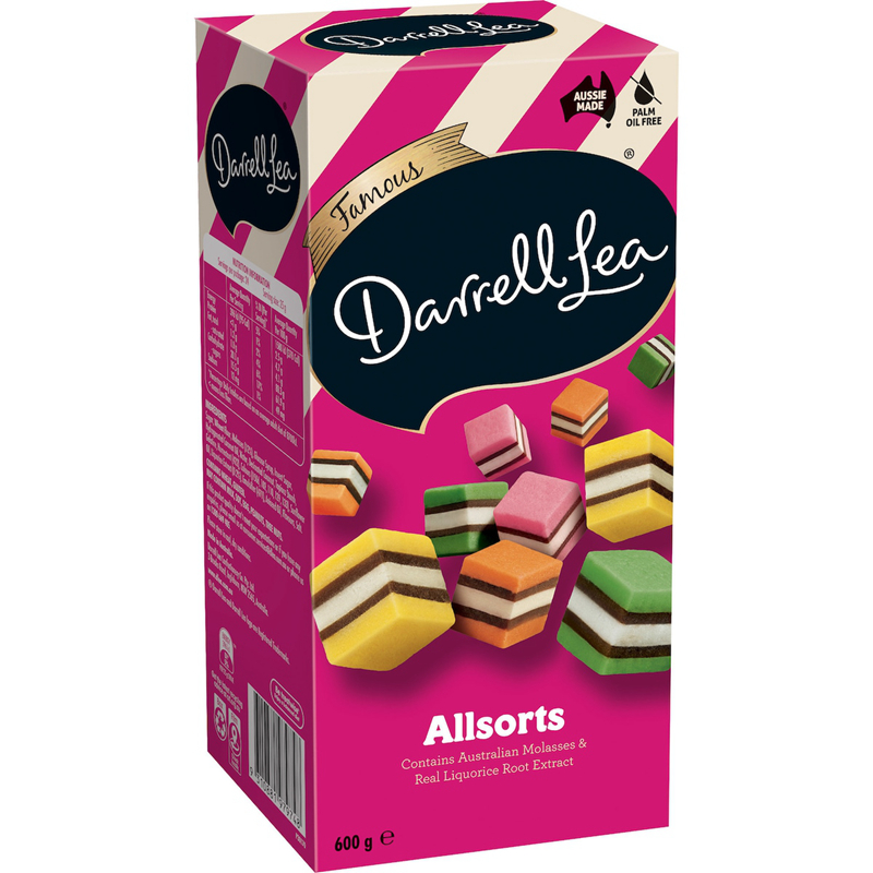 Darrell Lea Liquorice Allsorts Gift Box 600g混合糖果礼盒澳洲