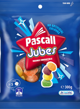 Pascall Jubes Lollies 澳洲代购 糖果 300g
