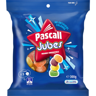 Pascall Jubes Lollies 澳洲代购 糖果 300g