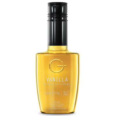 Quarterpast Vanilla Coffee Syrup 250mL 香草咖啡糖浆 澳洲代购
