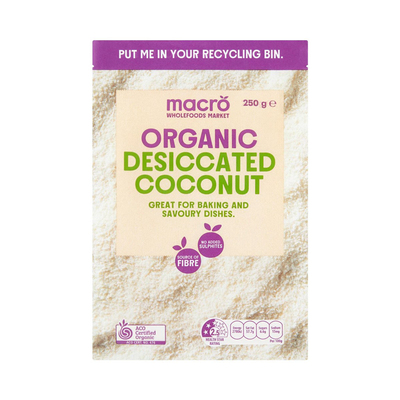 Macro Organic Desiccated Coconut有机椰蓉烘焙辅料澳洲代购250g
