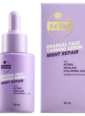 Le Tan Gradual Face Tanning Serum Night Repair 30ml