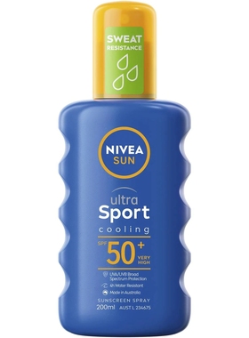 Nivea Sun Ultra Sport Cooling Sunscreen Spray200ml 防晒喷雾