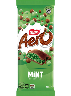 Aero Peppermint Milk Chocolate Block 118g 薄荷牛奶巧克力澳洲