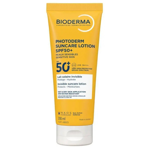 Bioderma Photoderm Suncare Lotion SPF50+ 200ml防晒霜澳洲代购