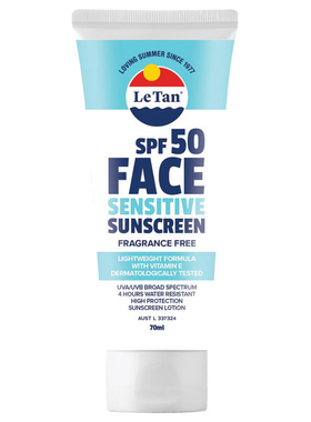 Le Tan SPF 50 Face Sensitive Sunscreen Lotion 70ml敏感肌防晒