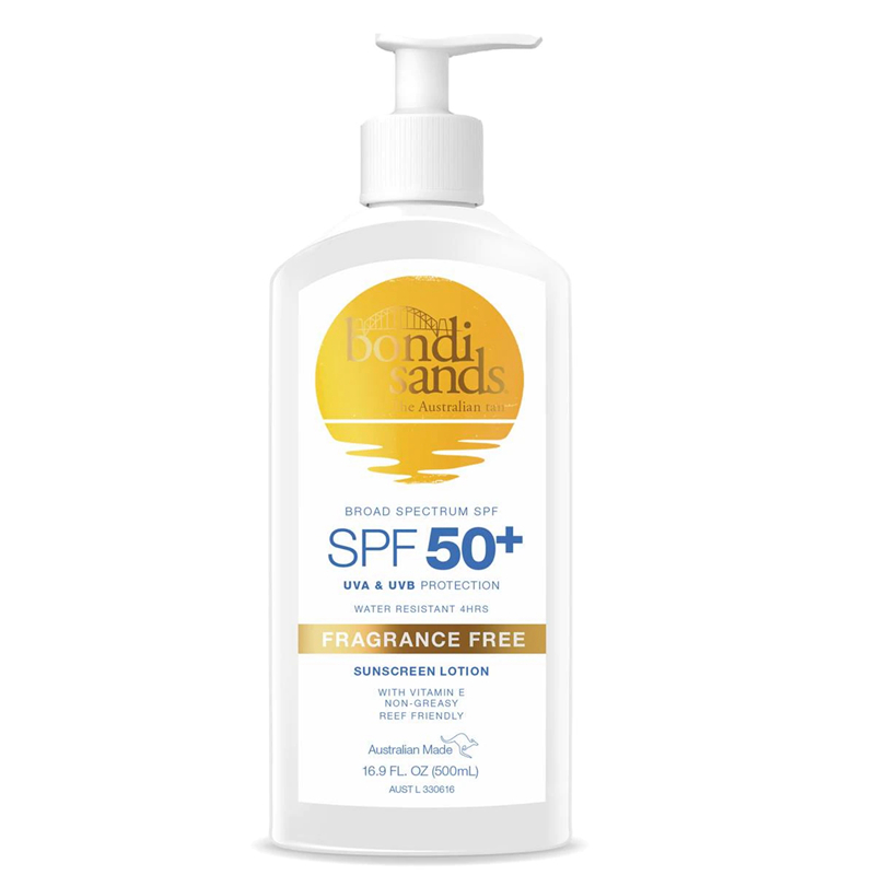 Bondi Sands Spf50+ Fragrance Free Sunscreen Lotion 500ml防晒