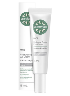 DermaVeen Face Moisture Bright Eye Cream 15ml 眼霜 澳洲代购