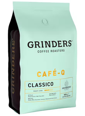 Grinders Cafe Q Classico Coffeee Beans 500g 咖啡豆 澳洲代购
