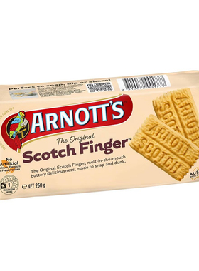 Arnott's Scotch Finger Plain Biscuits 250g雅乐思饼干澳洲代购