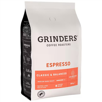Grinders Espresso Coffee Beans 500g 咖啡豆 澳洲代购