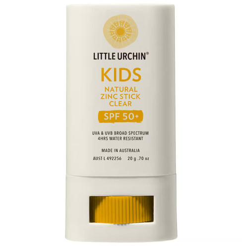 Little Urchin SPF50 Kids Natural Zinc Stick Clear 20g 防晒棒