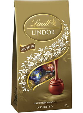 Lindt Lindor Assorted Chocolate 125g瑞士莲混合巧克力澳洲代购