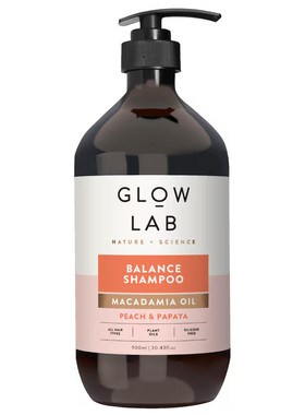 Glow Lab Balance Shampoo Peach & Papaya 900mL 洗发水护发素