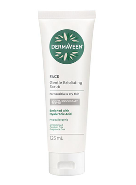 DermaVeen Face Gentle Exfoliating Scrub 125ml 磨砂膏澳洲代购