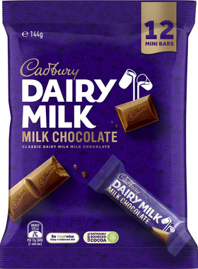 Cadbury Dairy Milk Chocolate 吉百利牛奶巧克力 144g 澳洲代购